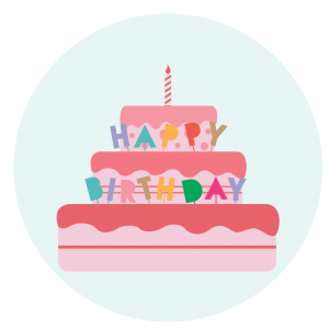 gateau-anniversaire Un gâteau d'anniversaire