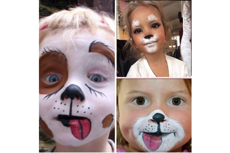 maquillages-animaux Des exemples de maquillage de chiens