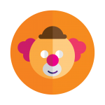 clown Le logo d'un clown