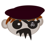 pirate Un logo de pirate