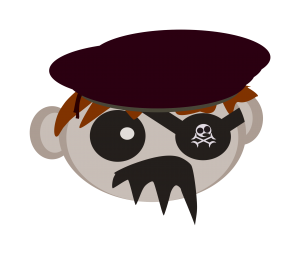 Une tête de pirate