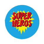 theme-super-héros Le logo des Super Héros