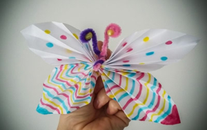 Créer des papillons en papier