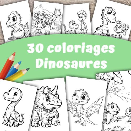 Coloriage de dinosaures