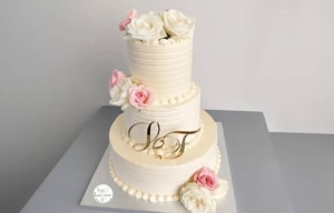 Photo d'un gâteau de mariage