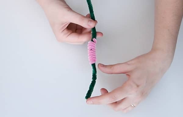Photo d'une activité fil chenille
