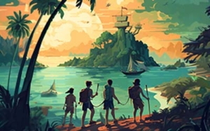 Image du thème d'anniversaire sur les aventuriers